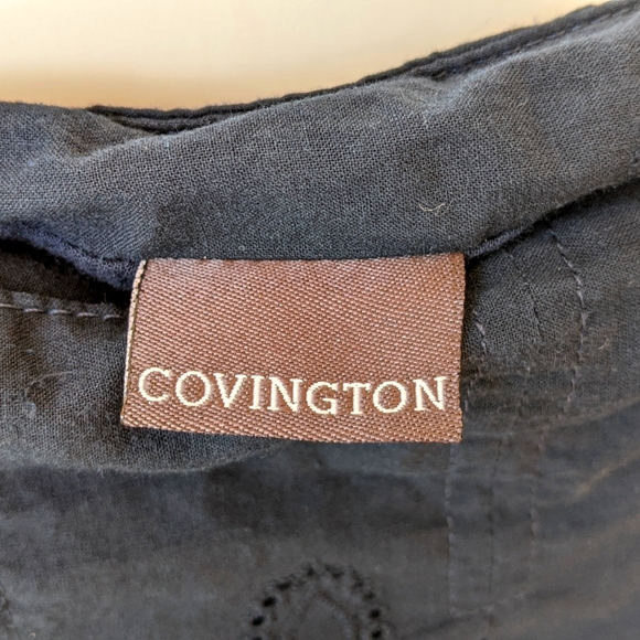 Covington 100% Cotton Eyelet Skirt Size 6 - Picture 6 of 9